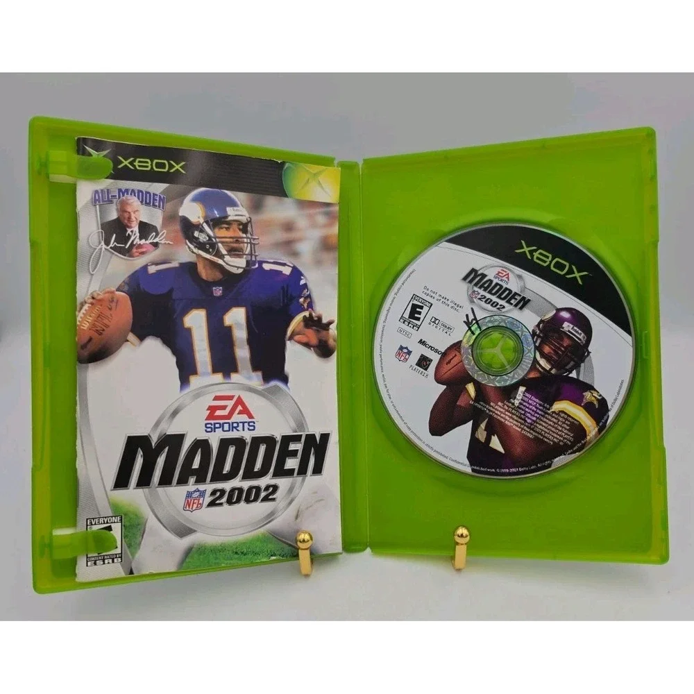 Madden NFL 2002 Microsoft Xbox Video Game EA Sports CIB Tested